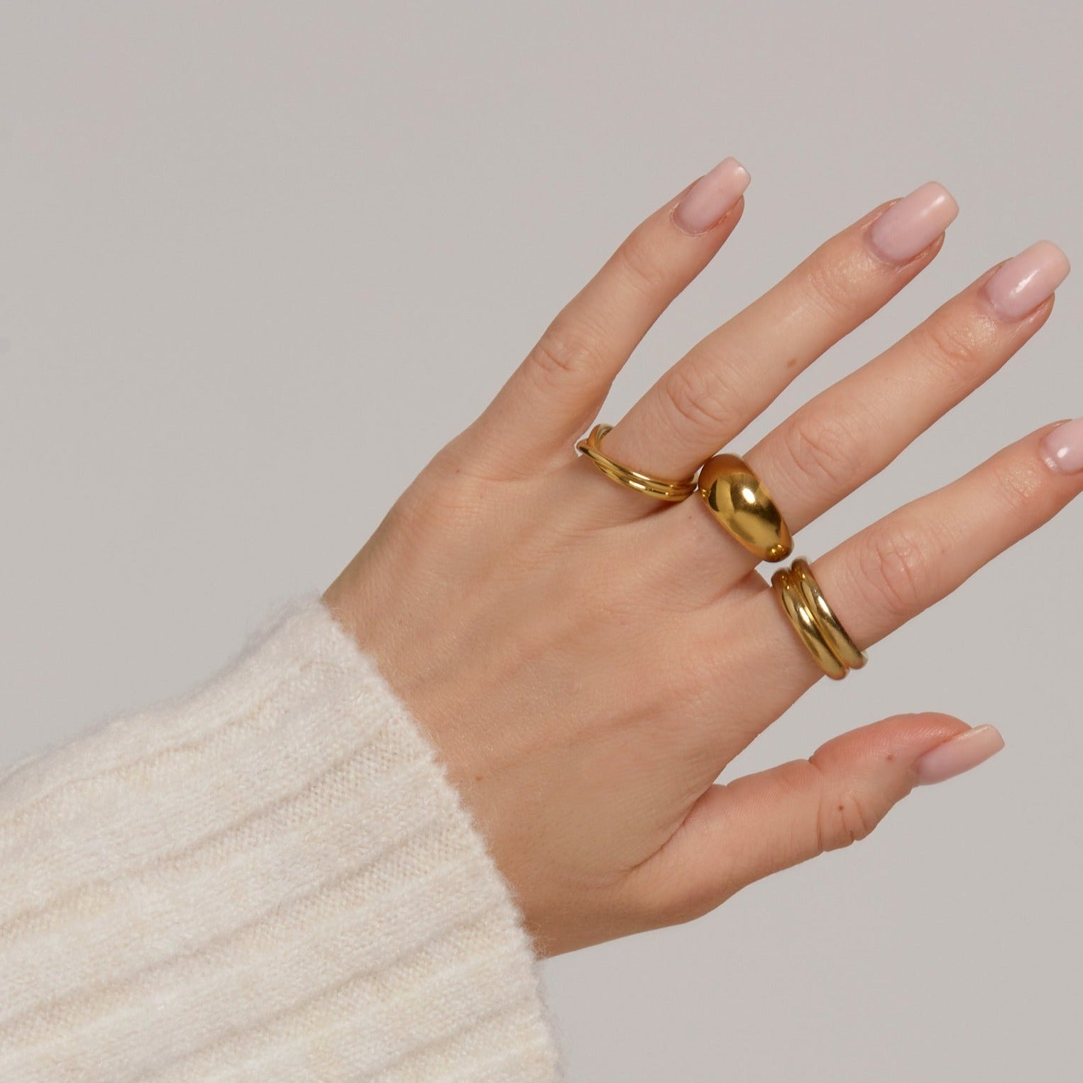 Plain Twisted Ring (Gold)