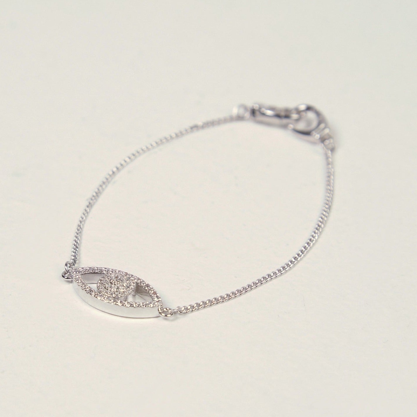 Evil Eye Bracelet (Silver)