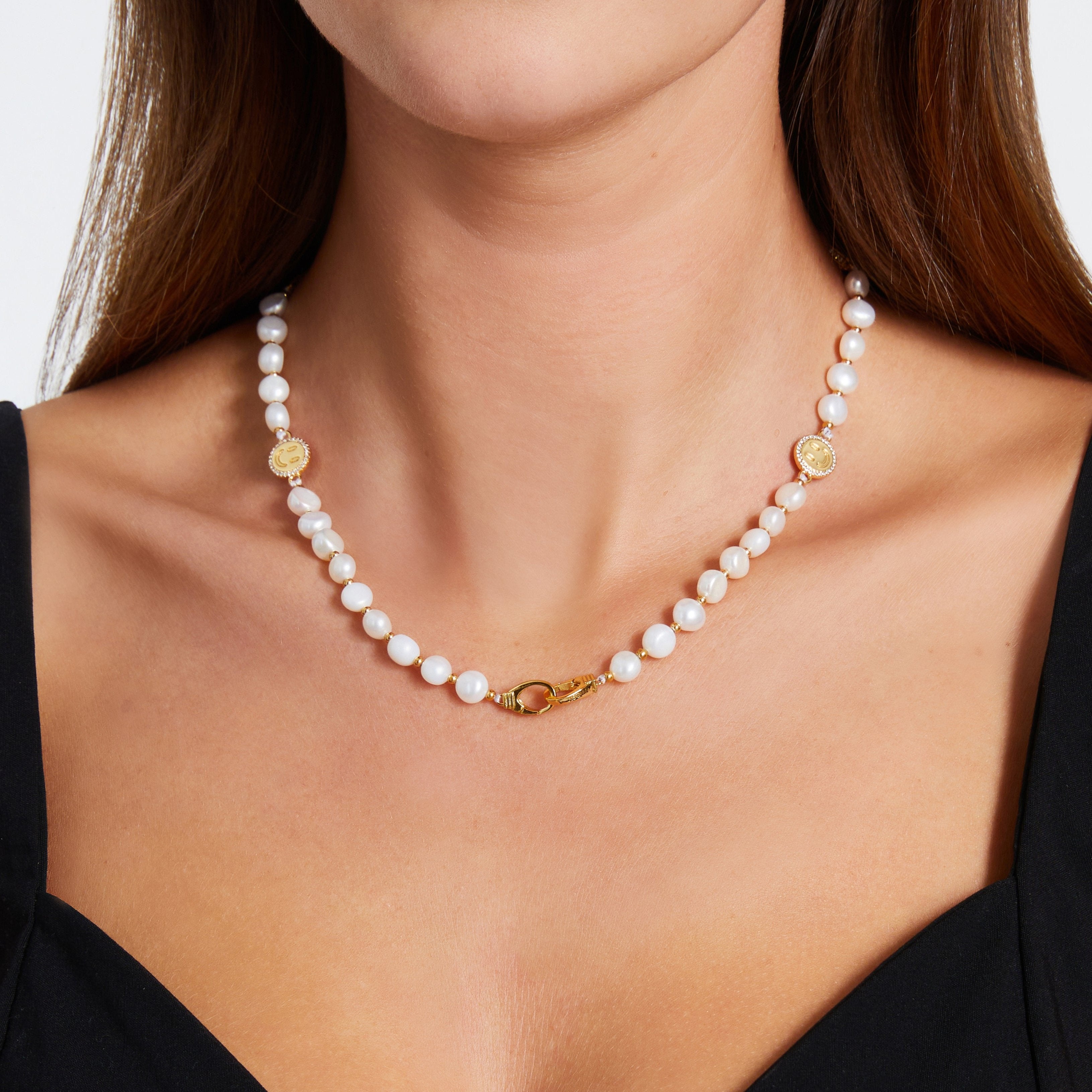 Pearl Mixed Charm Necklace