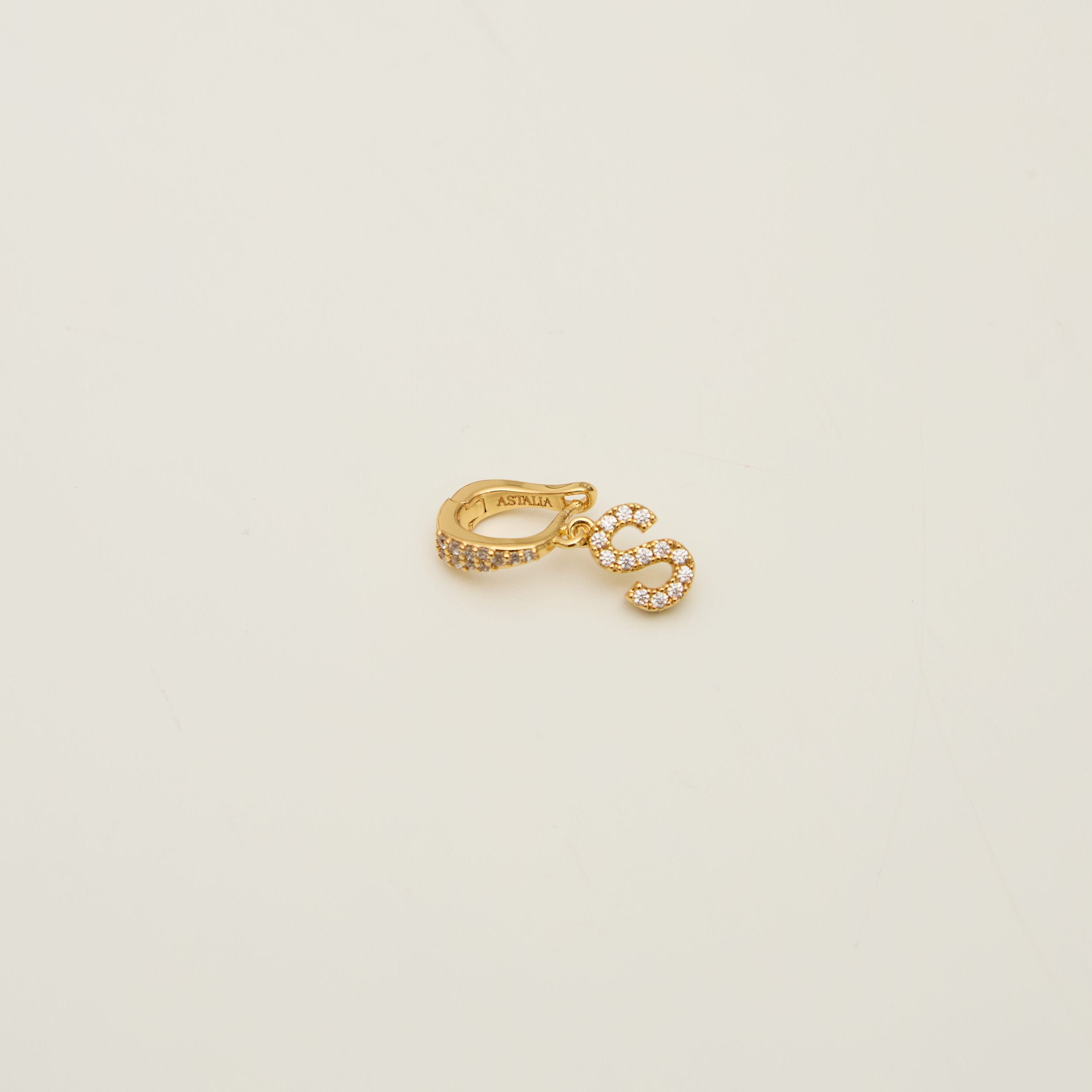 Initial Letter Charm (Gold)