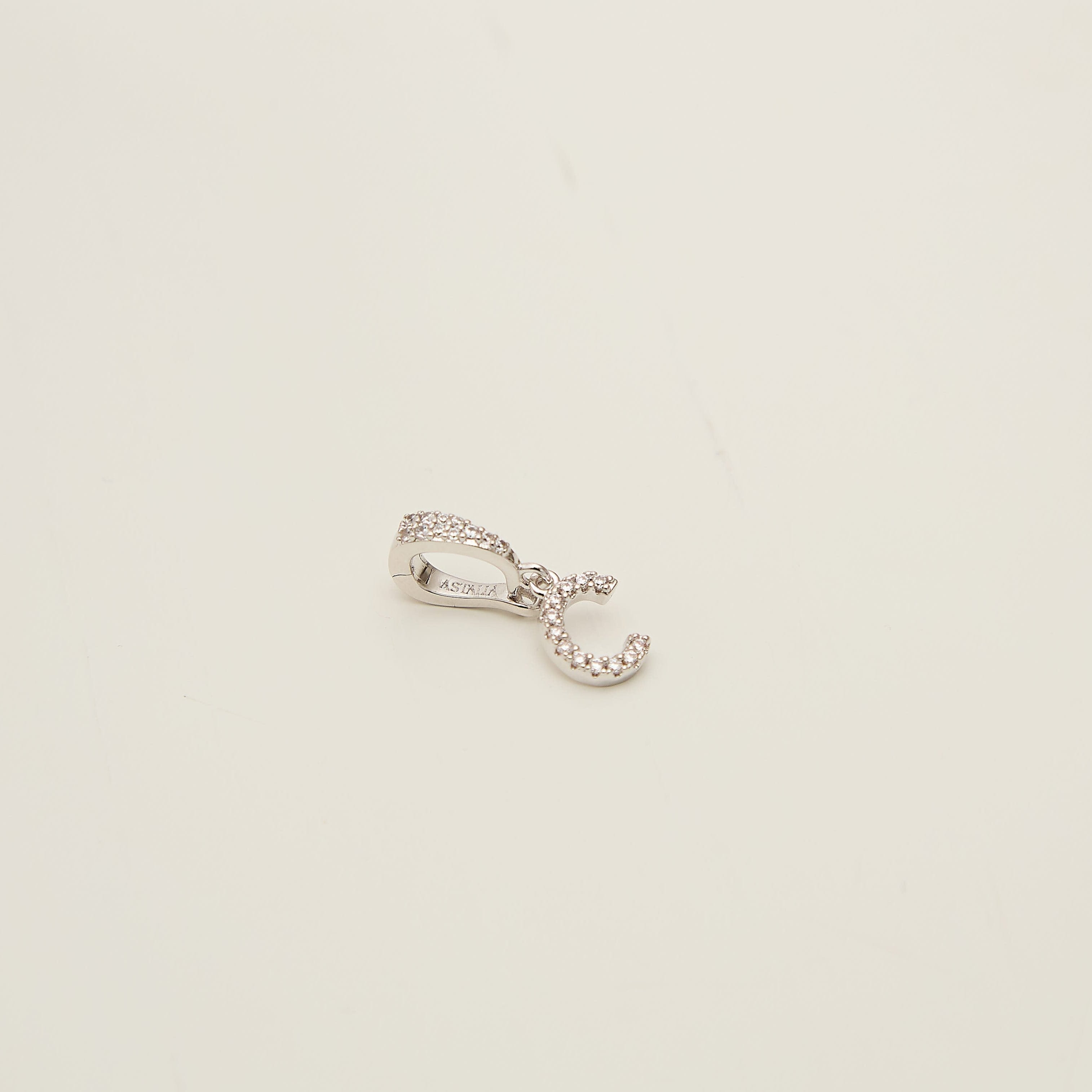 Initial Letter Charm (Silver)