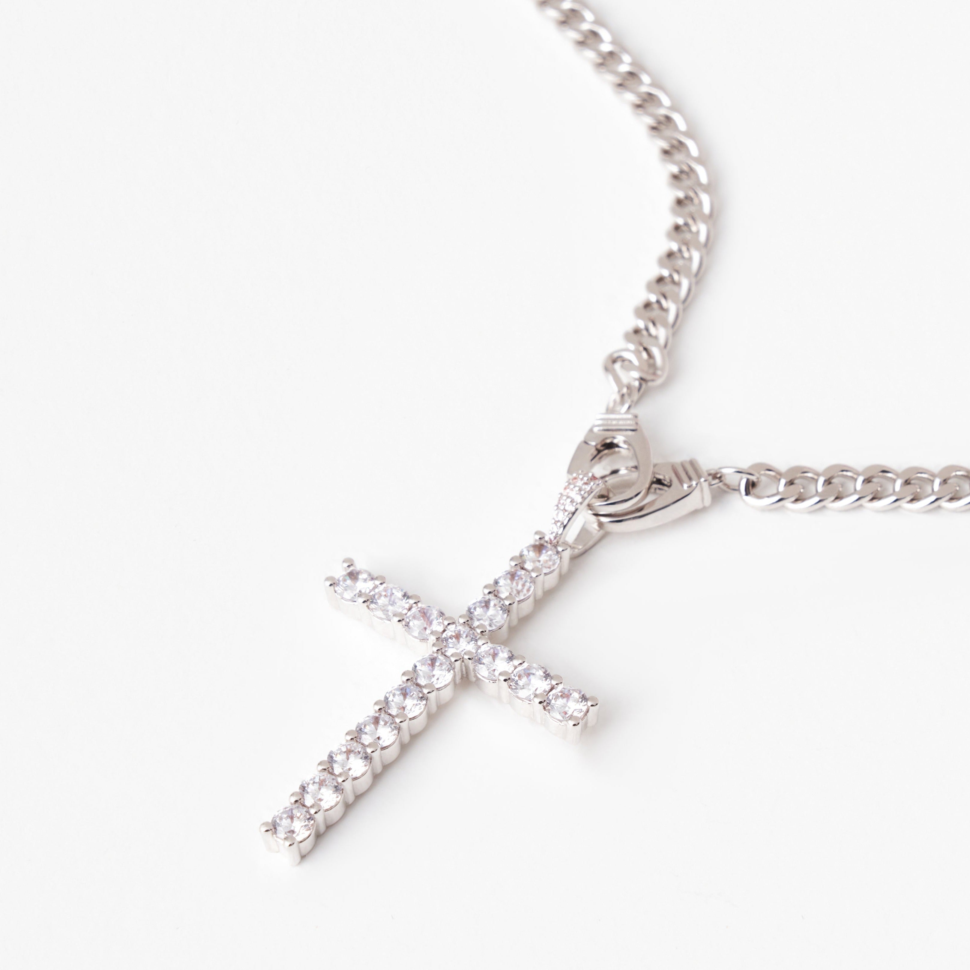 Cross Necklace (Silver)