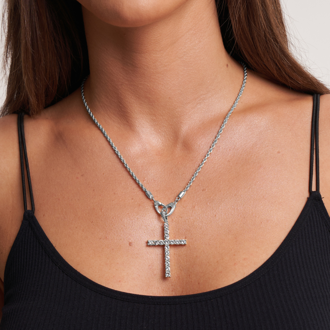 Cross Necklace (Silver)