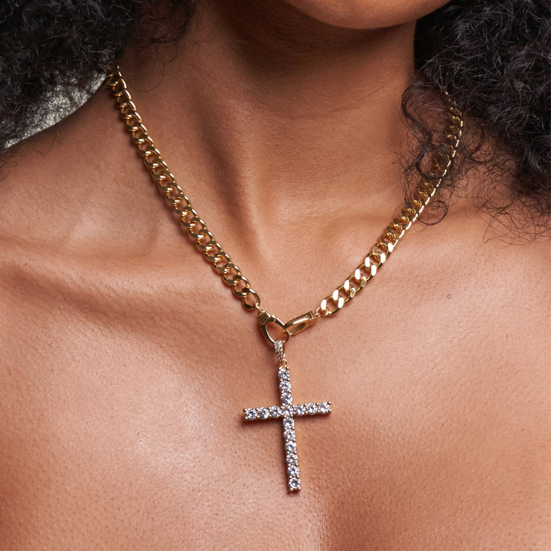 Cross Necklace (Gold)